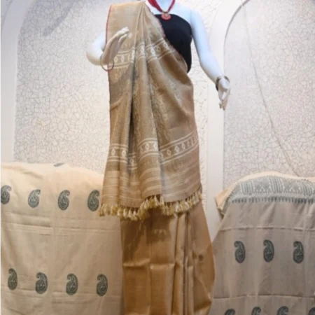 Tassar/Muga Saree